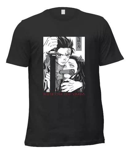 Remera Anime Demon Slayer Tanjiro Nezuko Kamado N03 Unisex Meses Sin