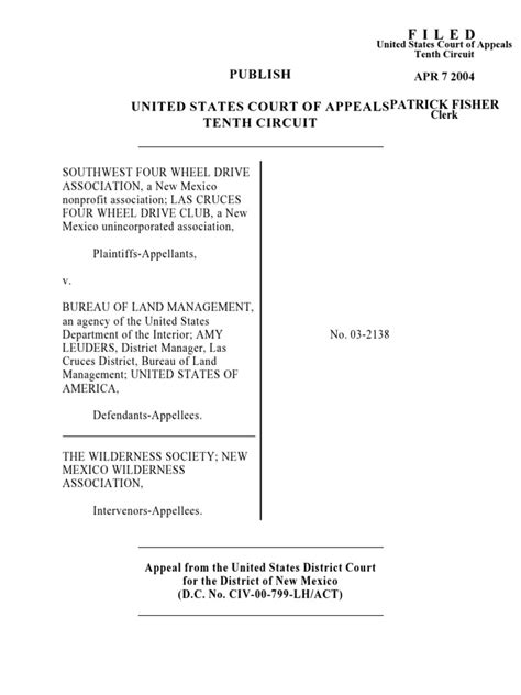 Publish United States Court Of Appeals Tenth Circuit Filed Download