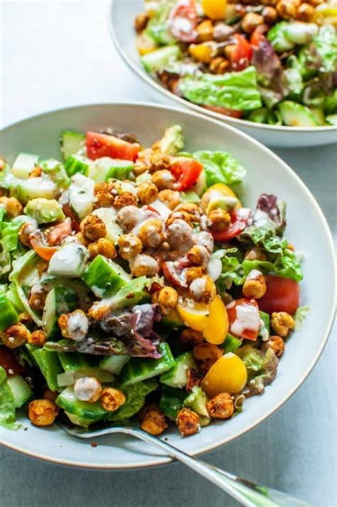 Roasted Chickpea Salad Recipe This Healthy Table