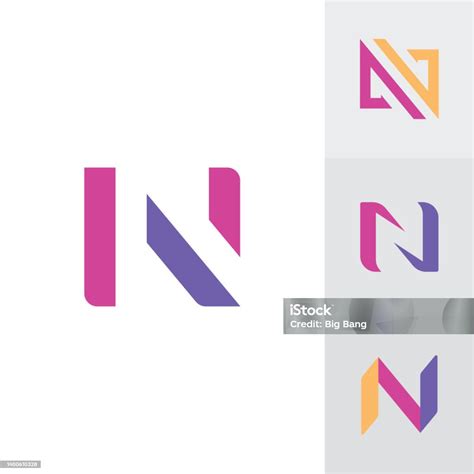 N Desain Logo Dan Template Inisial Ikon N Kreatif Berdasarkan Huruf