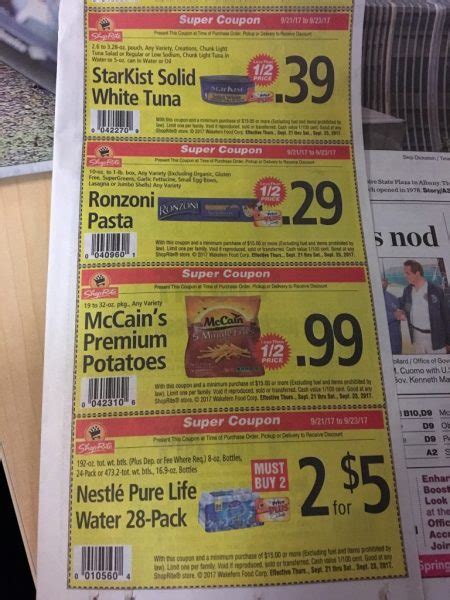 ShopRite Super Coupons in today’s Times Union - Shopportunist