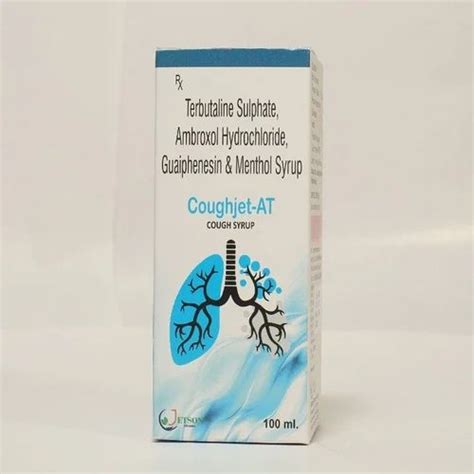 Terbutaline Sulphate Ambroxol Hydrochloride Guaiphenesin Menthol Syrup