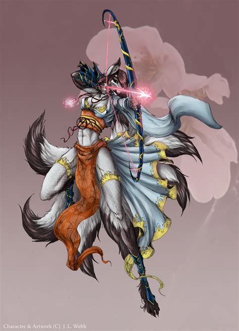 The Kitsune Archer By Jeddibub On Deviantart