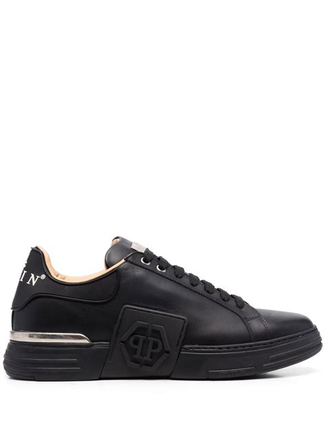 Philipp Plein Hexagon Logo Low Top Sneakers Farfetch