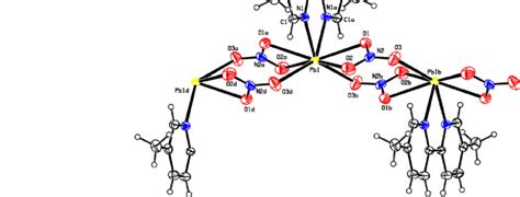 Ortep View Of 1 With The Atom Numbering Scheme Displacement Ellipsoids Download Scientific