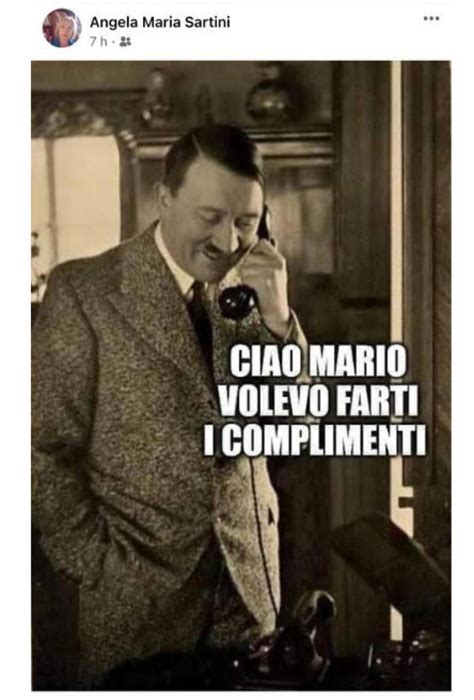 Posta Foto Di Hitler Che Chiama Draghi Bufera Su Assessore Lega Sospesa