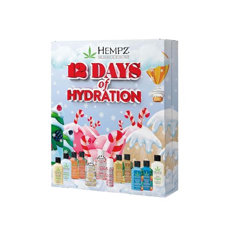 Hempz Set de regalo para el cuidado de la piel de doce días de