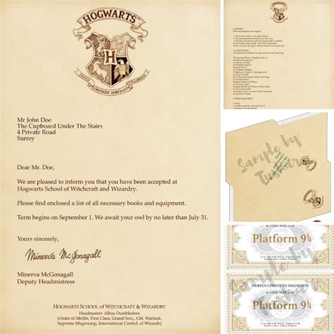 Printable Personalized Hogwarts Letter Infoupdate Org