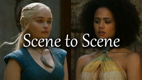 Scene To Scene Show Vs Book Daenerys Acquires Missandei S3e3