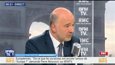 Pierre Moscovici Commissaire Europ En Aux Affaires Conomiques Esp Re