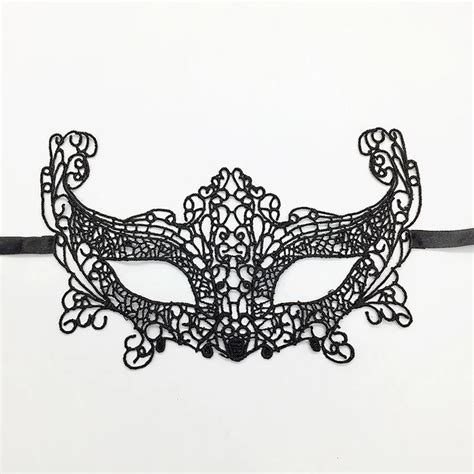 Sexy Black Lace Eye Mask For Women Masquerade Nightclub Lingerie Accessory Cosplayware