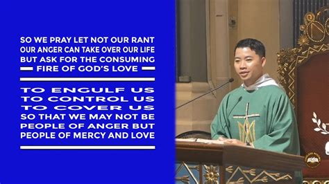 Timeless Wisdom Homily People Of Mercy And Love Tue 26th Wk In