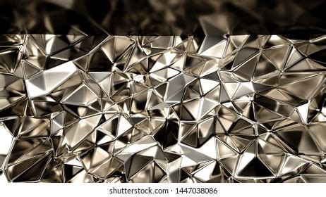 3d Render Abstract Clear Crystal Background Stock Illustration ... 