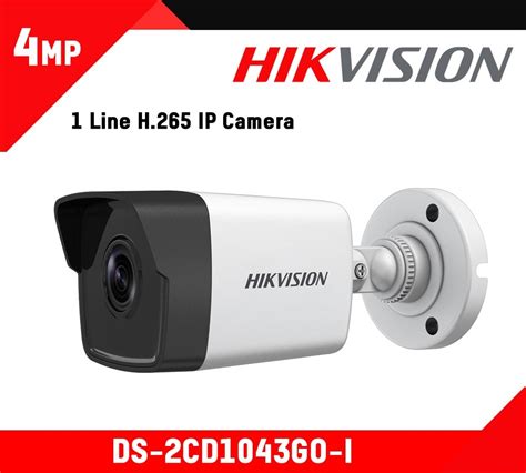 Hikvision 4MP Fixed Bullet Network IP CCTV Security Camera Ds 2CD1043G0