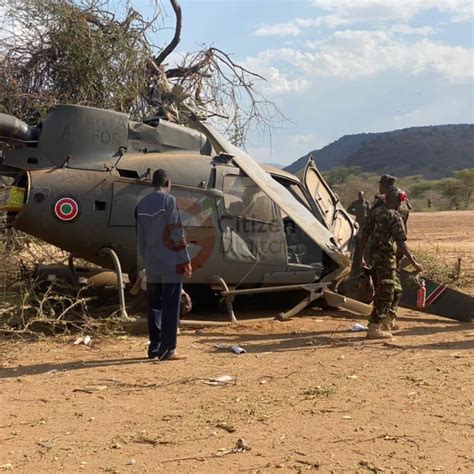 Kenya Air Force helicopter crashes in Baringo