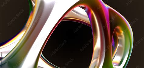 Abstract line fluid colors backgrounds. Trendy Vibrant Fluid Colors. 3d render Stock Photo ...