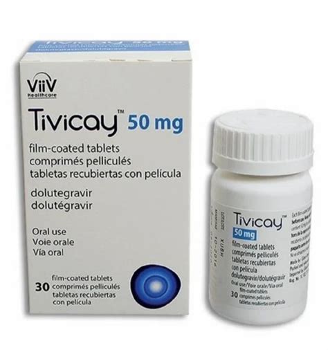 Dolutegravir Tivicay Tablet 50 Mg Treatment Hiv At Rs 580 Bottle In