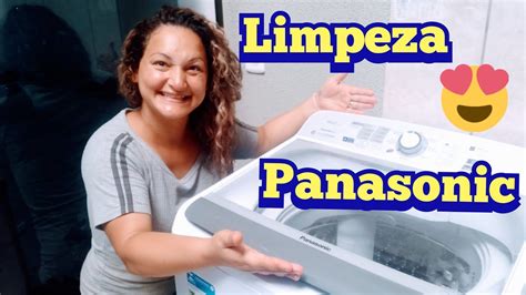 Limpeza Da Lavadora Panasonic Lavando E Higienizando A Lavadora