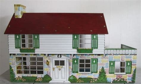 Vintage Marx Tin Colonial Sale Dollhouse By Remnantpdx On Etsy