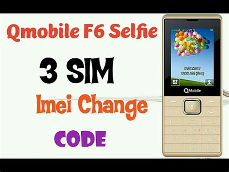 Qmobile F Selfie Sim Imei Change Code Youtube