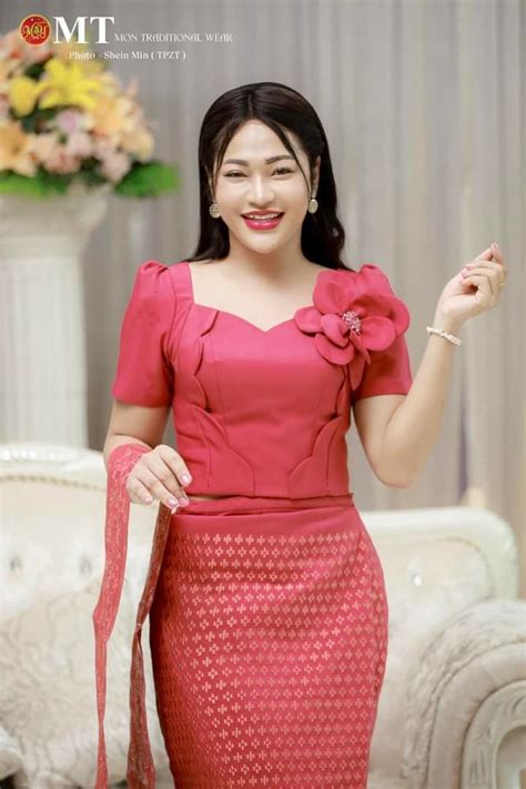 Myanmar Traditional Dress Traditional Dresses Kurta Designs Blouse Designs Myanmar Dress