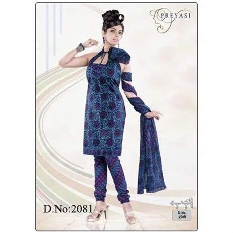 Cotton Printed Churidar Kameez At Best Price In Surat By Suryajyoti