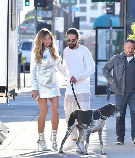 Photo Heidi Klum Embrasse Son Compagnon Tom Kaulitz Lors D Une Pause