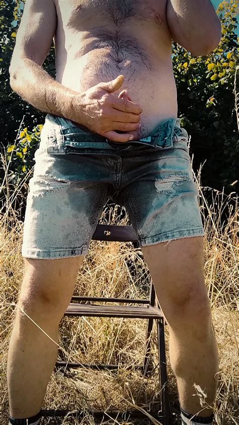 Scallyoscar Piss Drinking And Soaking Ripped Denim Shorts Outdoor Gay Porn XHamster