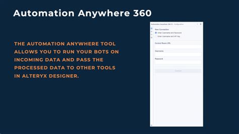 Automation Anywhere 360 Tools Alteryx Marketplace