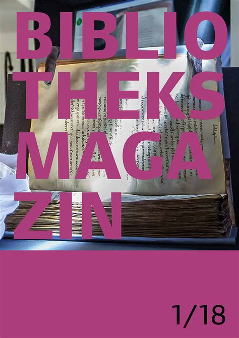 The Bibliotheksmagazin A Favourite Of The Graphic Design Journal Novum