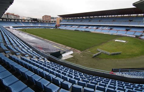 Interior Estadio De Balaídos Vigo Pontevedra España Su Apertura Fue