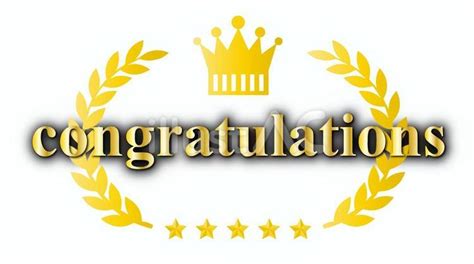 Free Vectors Congratulations Icon