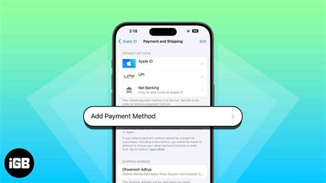 How To Change Apple ID Payment Method On IPhone IPad Mac IGeeksBlog