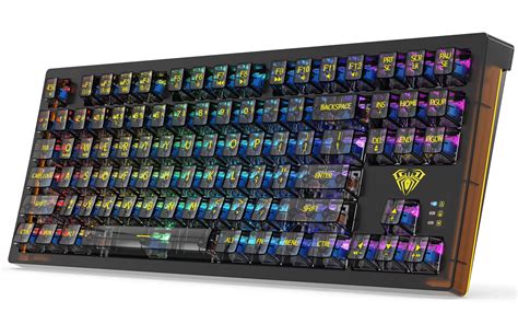 Buy AULA Wireless Gaming Keyboard RGB Hot Swappable Mechanical Gaming Keyboard With Side