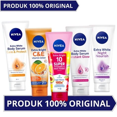 Jual Nivea Extra Bright Body Serum Super Vitamin Extra Bright