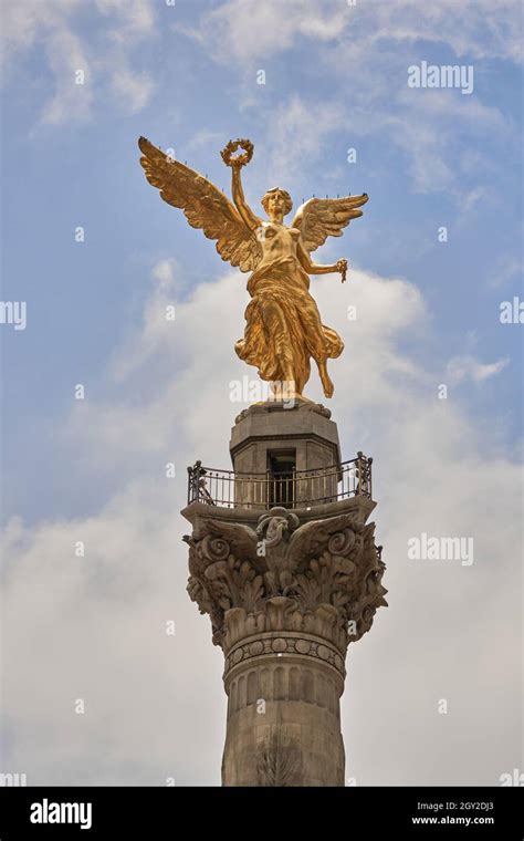 CDMX MÉXICO 12 de septiembre de 2021 El Ángel de la Independencia