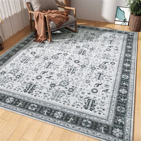 SIXHOME Rugs for Living Room 5'x7' Area Rugs Washable Floor Rugs Soft ...