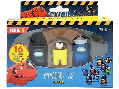 Among Us Serie 2 Pack 3 Figuren Bizak 6411 2221 Juguetilandia