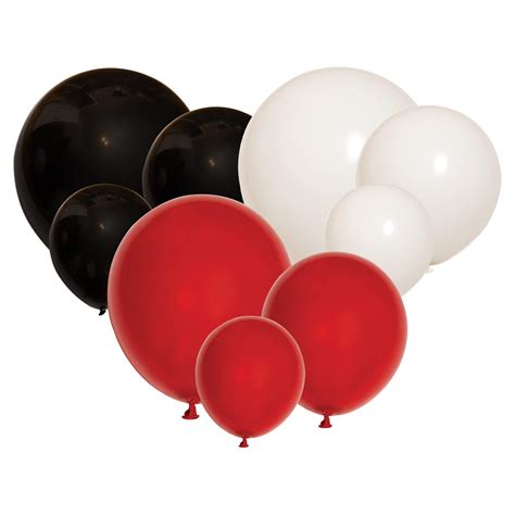 Buy Red Black And White Balloons Small Large Red And Black