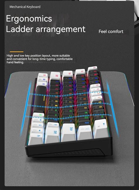 Mechanical Keyboard Keys Hot Swappable Wired Rgb Backlit Gaming Keyboard Anti Ghosting