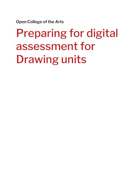 Pdf Open College Of The Arts Preparing For Digital Assessment