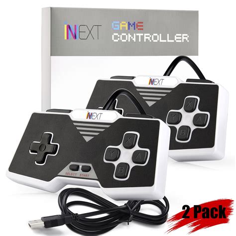 Buy 2 Pack SAFFUN USB Retro SNES Controller Gamepad USB PC Super