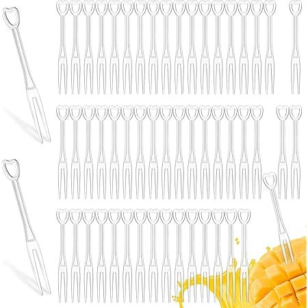 Amazon VNDEFUL 500Pcs Disposable Plastic Cocktail Picks Fruit