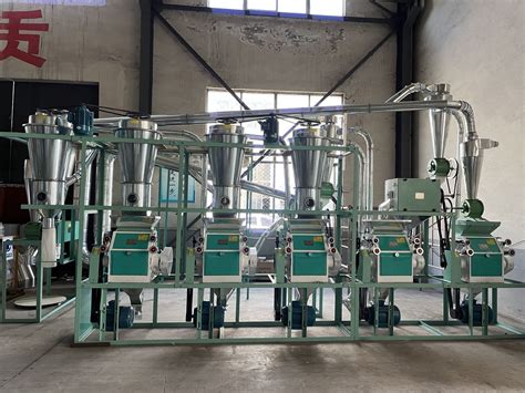 Maize Corn Flour Mill Machine Corn Grits Processing Machinery Grain