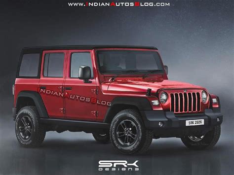 Mahindra Thar 4-Door Rendered; Looks Like Mini Jeep Wrangler