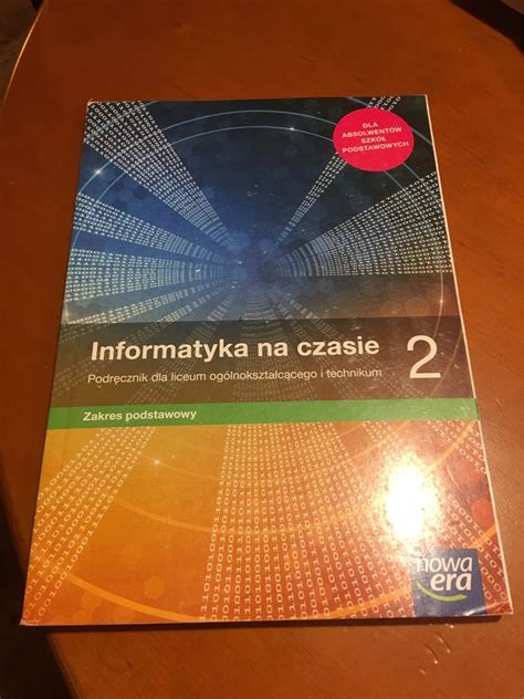 Informatyka na czasie 2 Nowa Era Częstochowa Kup teraz na Allegro