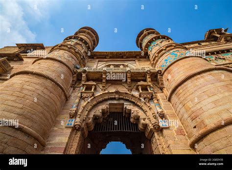 King Man Singh Palace in Gwalior fort, Gwalior, Madhya Pradesh, India Stock Photo - Alamy