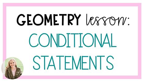 Geometry Lesson Conditional Statements Youtube