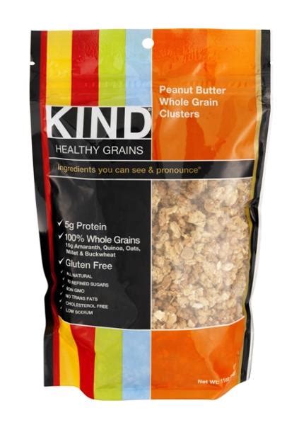 KIND Healthy Grains Peanut Butter Whole Grain Clusters Hy Vee Aisles