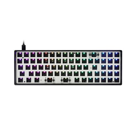 Geek Customized Gk Xs Keyboard Customized Kit Hot Swappable Nkro Rgb Wired Bluetooth Dual Mode